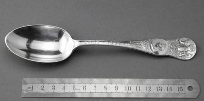 Queen Victoria Diamond Jubilee Antique Silver Spoon - 1837-1897